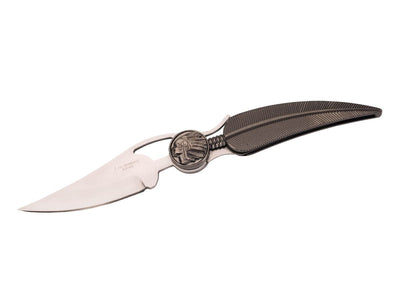 Coltello Herbertz Neckmuk folding lama D2 Tool Steel satinata manico G-10 fodero Kydex
