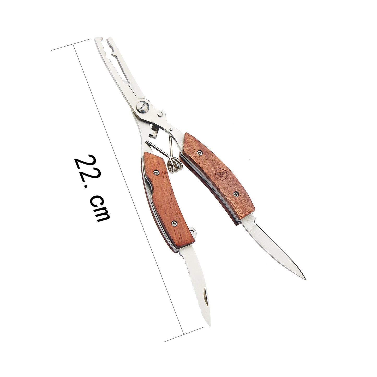 LAGUIOLE SET FISHING SCISSORS ROSEWOOD GRIP - 40268483