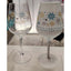 6 Calici Goldplast Soffiati Wine Cocktail 470cc Drink Safe Bianco Grafica Merry Christmas