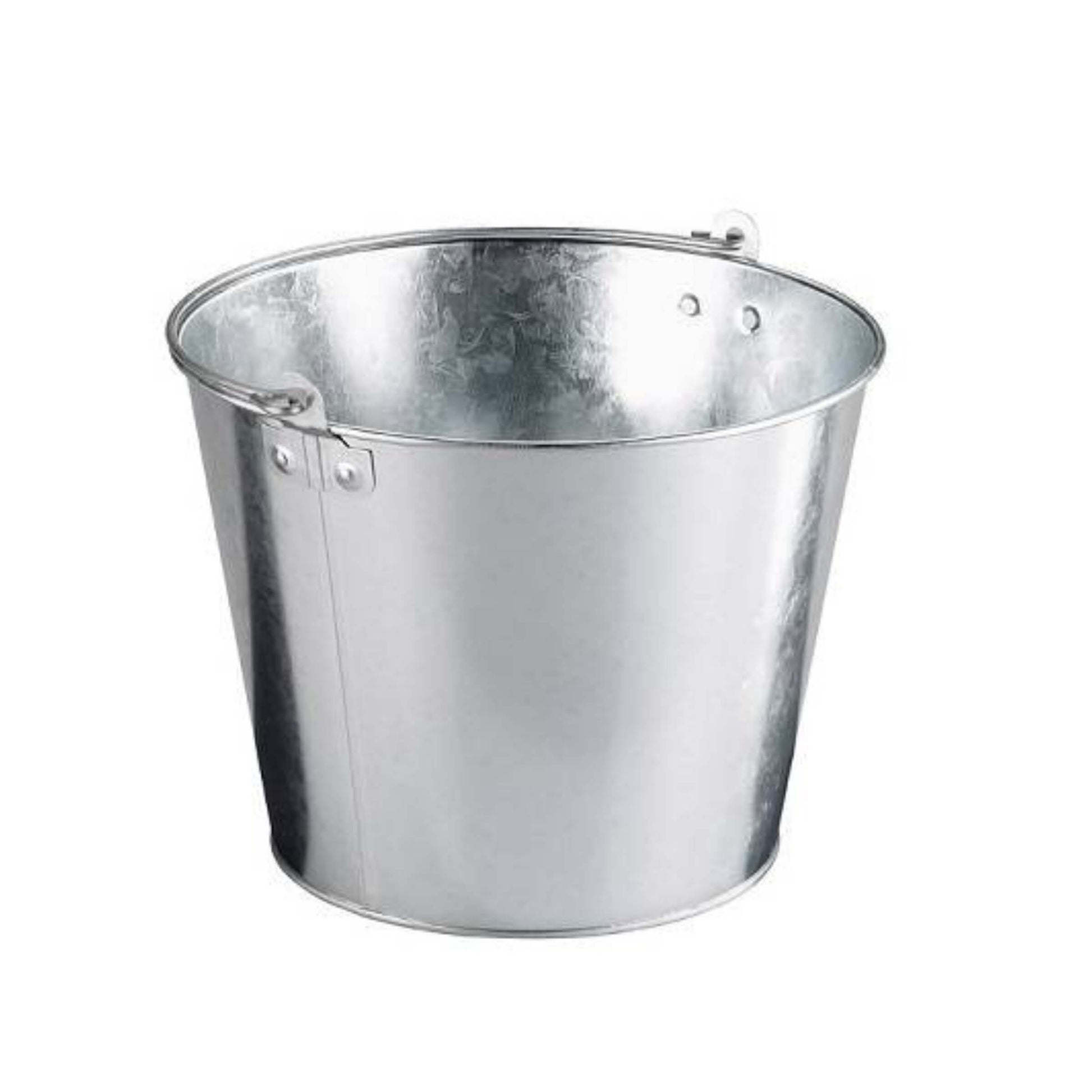 Secchiello ghiaccio in latta 5 litri D.23x18cm colore argento brillante