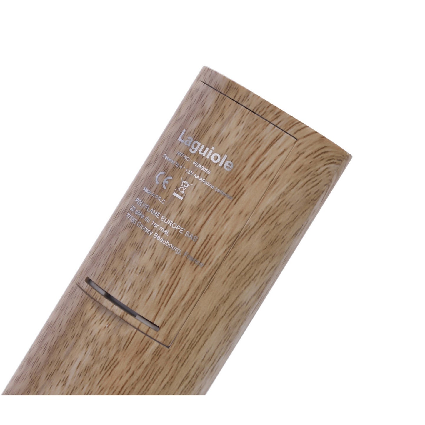 APRIBOTTIGLIE CAVATAPPI ELETTRICO IN LEGNO E ARGENTO LAGUIOLE