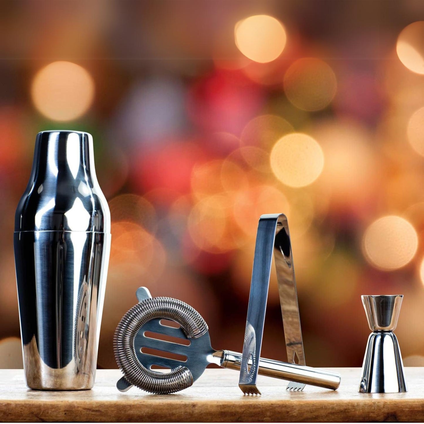KIT COCKTAIL DA 4 PEZZI IN ACCIAIO INOSSIDABILE LAGUIOLE