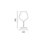 BOX DA 6 CALICI DA DEGUSTAZIONE MASTERCLASS 90 CON MARCHIO ITALESSE 950cc