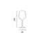 Calice Italesse Levante 500cc dettaglio linee pulite design versatile degustazione vino