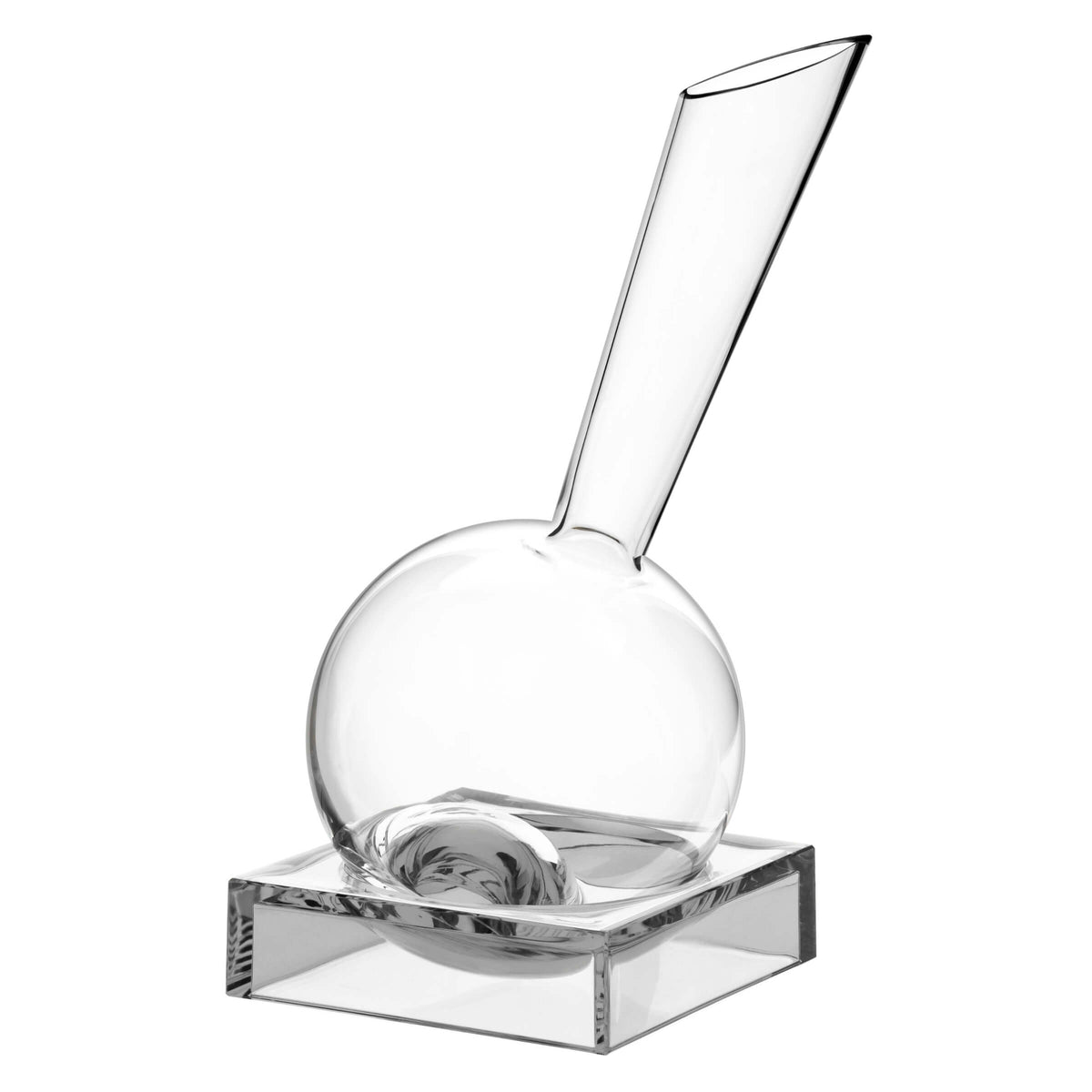 Decanter Vinocchio 1500 cc in Vetro Soffiato con Base Acrilica Italesse Design Federico Venier