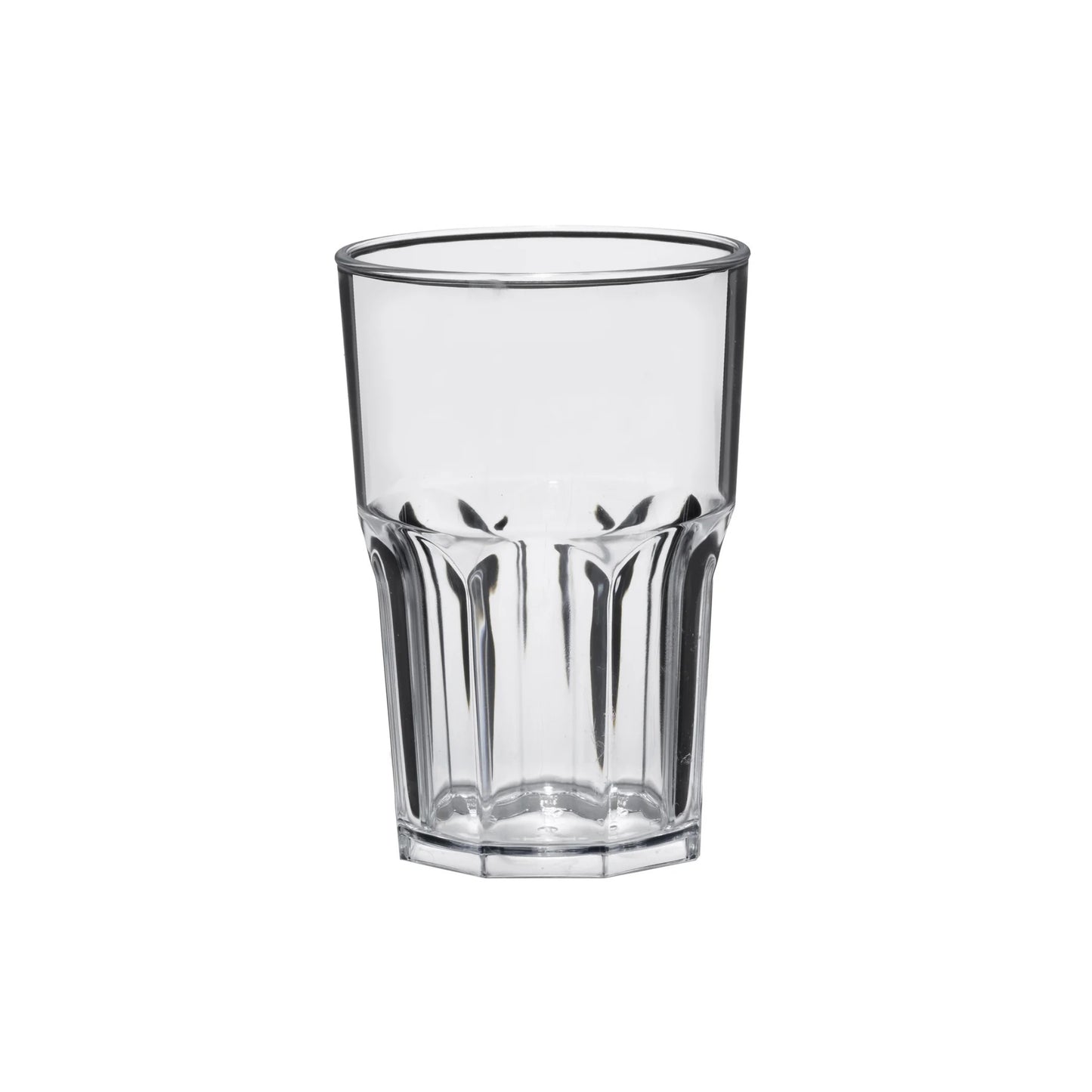 Set 5 bicchieri Granity Goldplast in SAN trasparente 400cc, diametro 8,5 cm