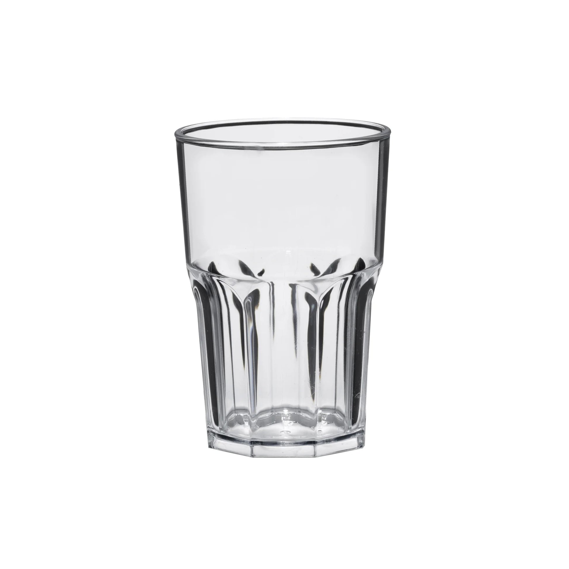 Set 5 bicchieri Granity Goldplast in SAN trasparente 400cc, diametro 8,5 cm