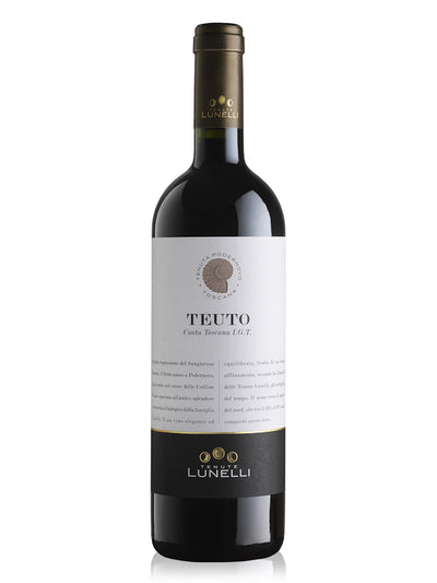 Teuto Costa Toscana 2017 IGT vino rosso toscano bottiglia 75 cl