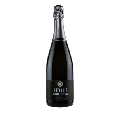 Bottiglia Magnum 150cl spumante Armonia Extra Brut Pinot Nero in cassetta di legno pregiata per occasioni speciali