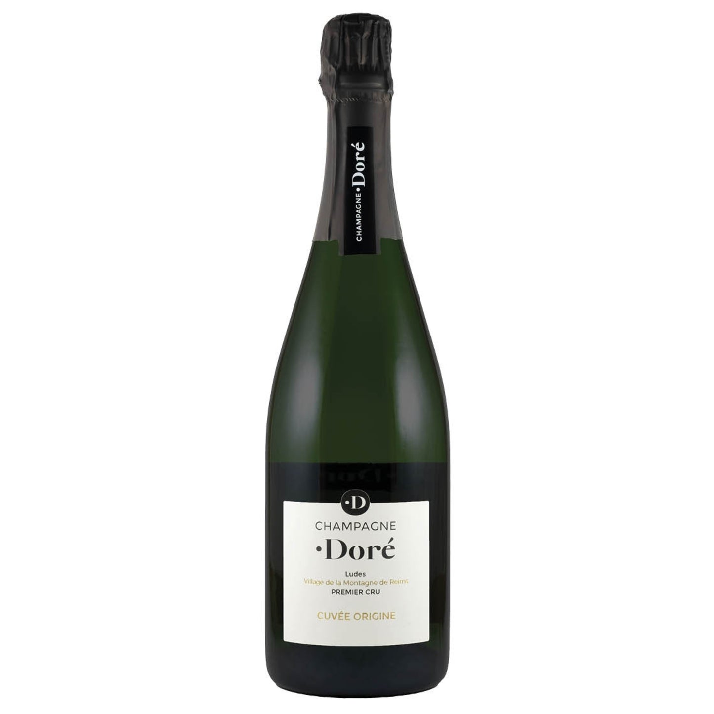 Champagne Dore' Cuvee Origine Brut 1er Cru villaggio Ludes 48 mesi lieviti bottiglia