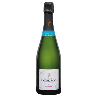 Bottiglia Champagne André Fays Réserve Brut di Celles-sur-Ource con etichetta fronte