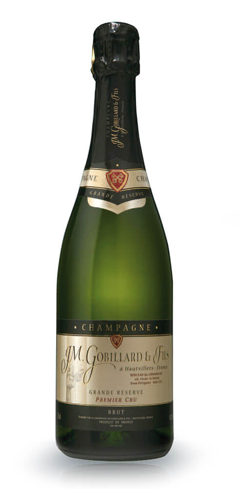 Bottiglia Champagne J.M. Gobillard Brut Gran Reserve 75 cl Premier Cru