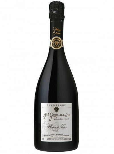 Bottiglia Champagne J.M. Gobillard Brut Blanc de Noirs 75 cl Pinot Noir e Meunier