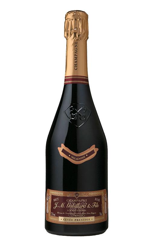 Bottiglia Champagne J.M. Gobillard Cuvee Prestige Rose Millesimato 75 cl