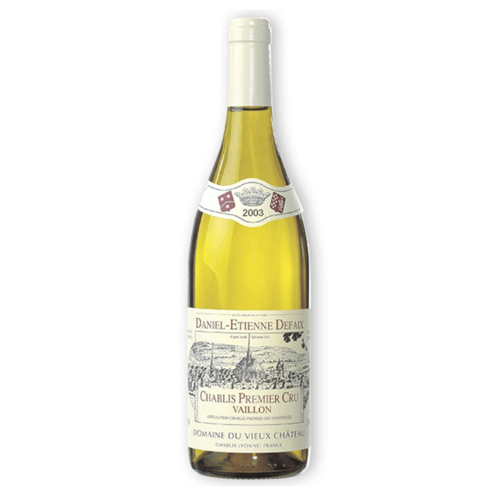 Chablis Premier Cru Vaillon 2003 Daniel Etienne Defaix bottiglia 75cl Chardonnay