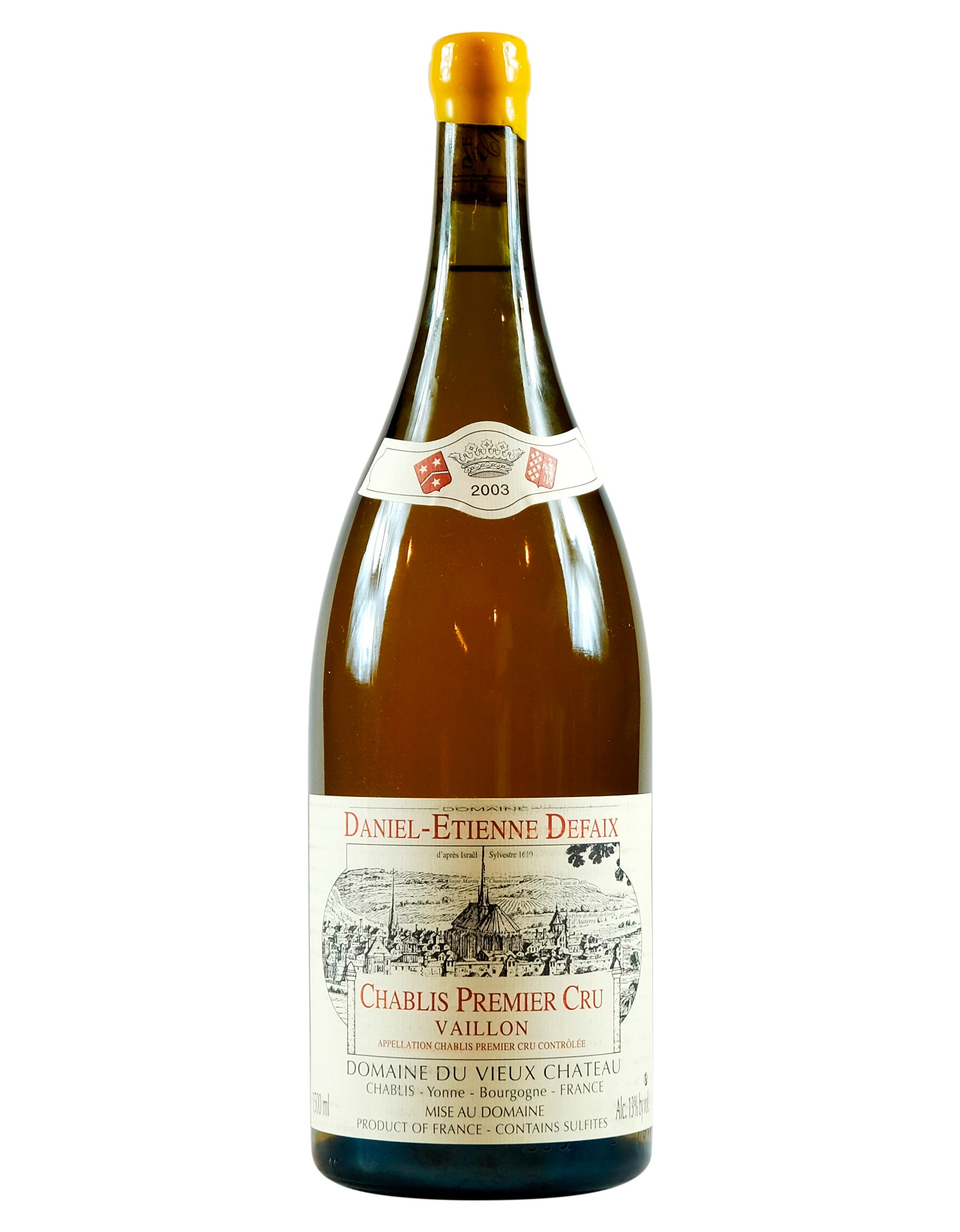 Chablis Premier Cru Vaillon 2003 Daniel Etienne Defaix magnum 1,5 litri Chardonnay