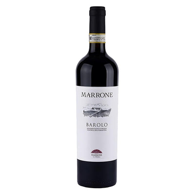 Barolo DOCG 2019 Marrone bottiglia 75cl etichetta vino piemontese