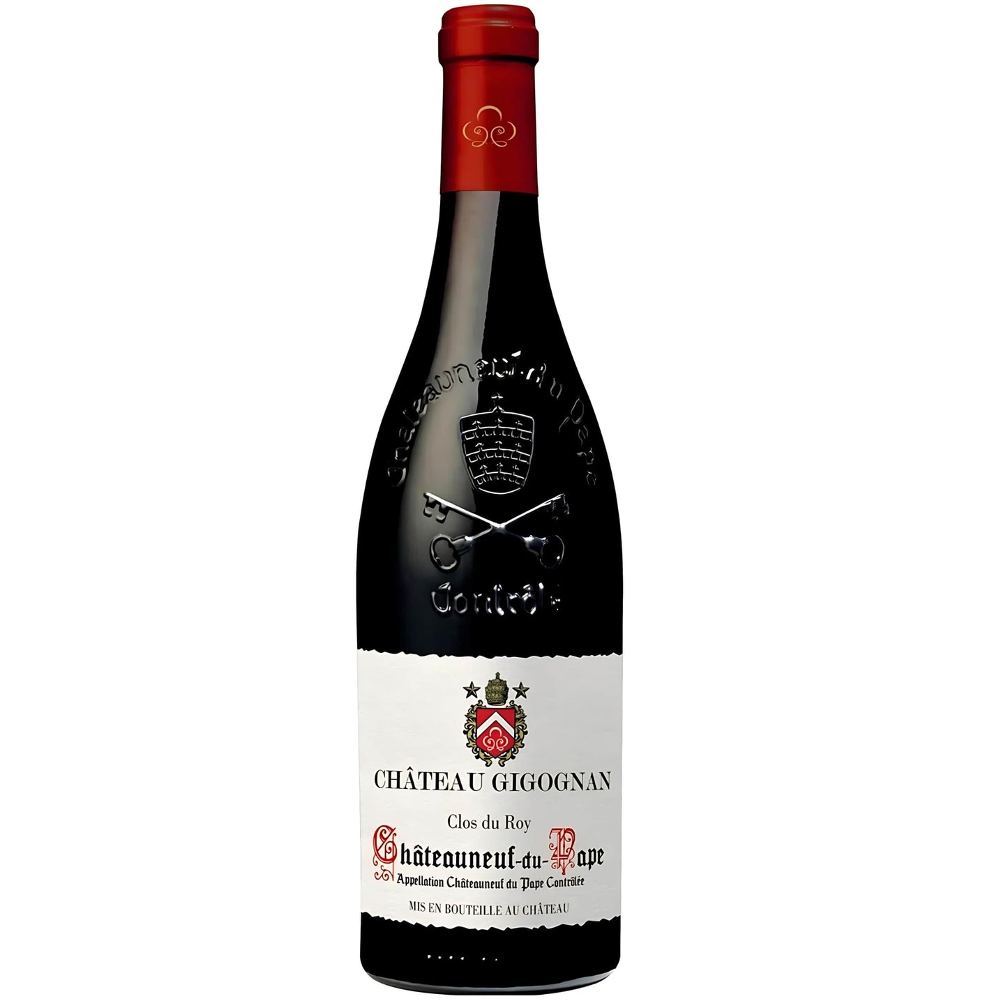 Bottiglia Chateau Gigognan Chateauneuf du Pape Clos du Roi Rouge 2016 75 cl