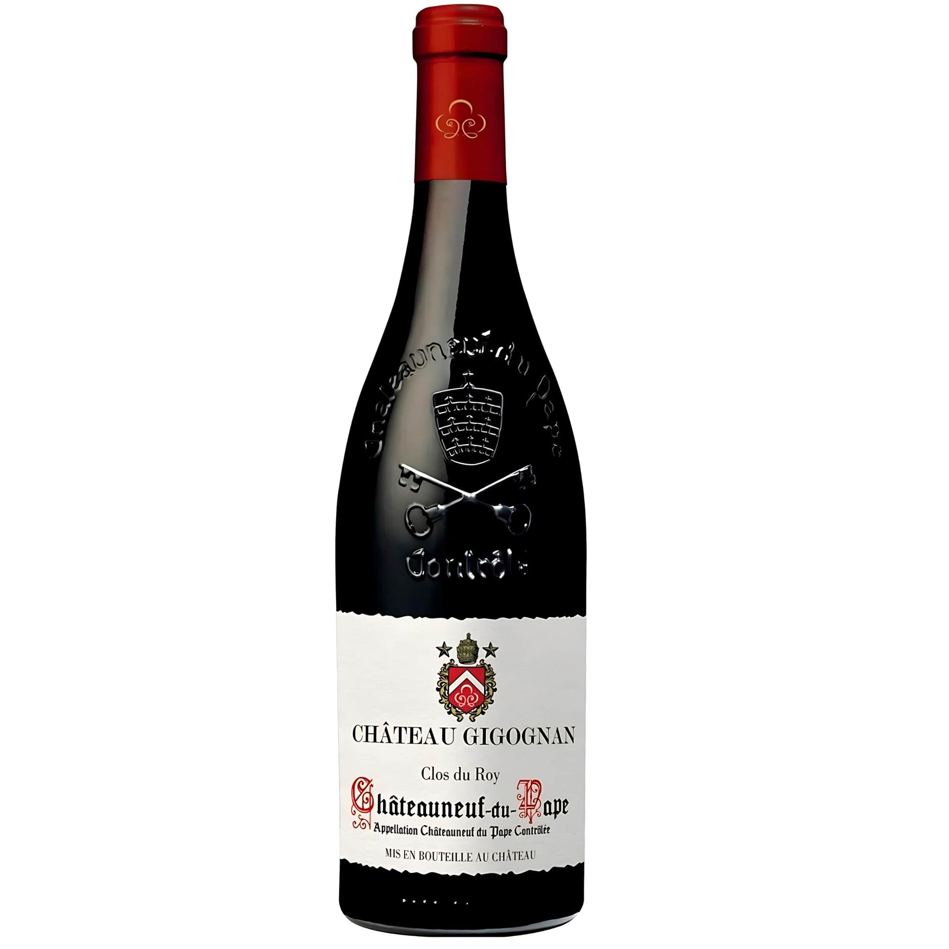 Bottiglia Chateau Gigognan Chateauneuf du Pape Clos du Roi Rouge 2016 75 cl