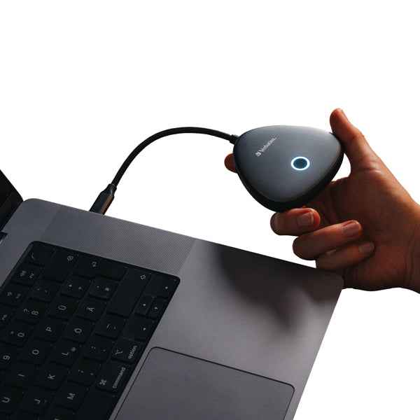 Verbatim - Share My Screen 4K USB-C Wireless Display Adapter con Hub WDA-02 - 32147