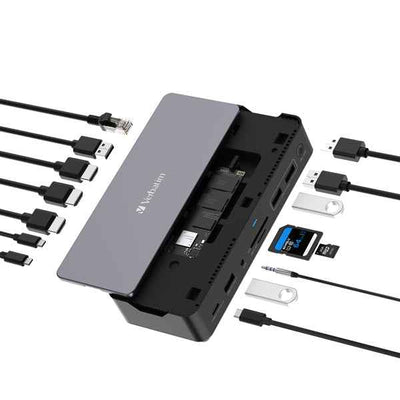 Verbatim - USB-C Pro Docking Station 15 Port - 32173