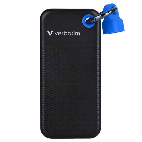 SSD Portatile Pocket USB 3.2 GEN 2 - 1 TB - Nero/Blu- Verbatim - 32191