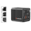 Caricabatterie - da muro - GaN - 65W - 2 porte - con cavo retrattile -Verbatim