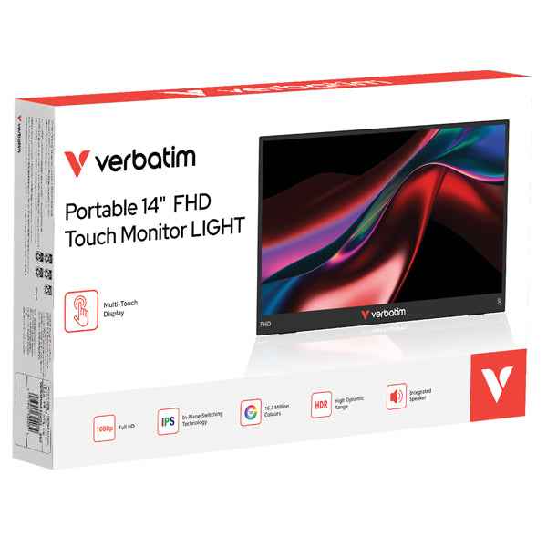 Monitor portatile - 14"- FHD Touchscreen LIGHT - Verbatim