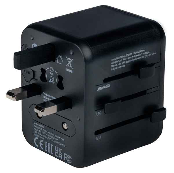 Verbatim - Adattatore viaggio UTA-02 con 2 x USB-A