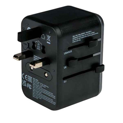 Verbatim - Adattatore da viaggio UTA-04 PD61W / QC / 3xUSB / 2xType-C