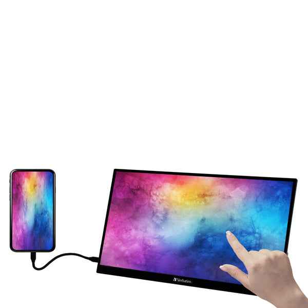 Verbatim - Monitor Portatile 17" - touchscreen Full HD - 1080p