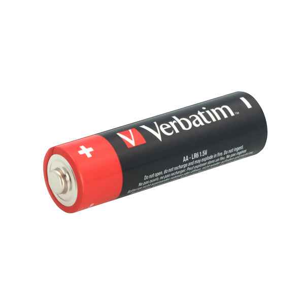 Pila stilo AA - 1,5V - alcaline - 49875 - Verbatim - blister 10 pezzi