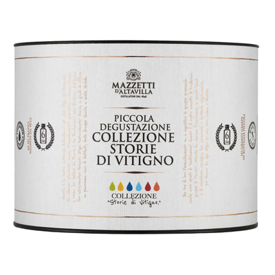 Mazzetti d'Altavilla Piccola Degustazione Storie di Vitigno Cofanetto Grappa 6 Bottiglie da 10 cl