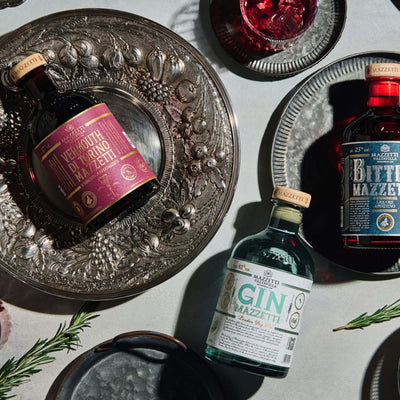 Mazzetti d'Altavilla Momento Negroni Kit con Gin Bitter e Vermouth 3 Bottiglie da 50 cl