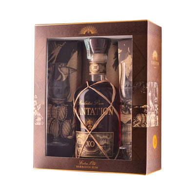 RUM PLANTATION XO 20TH ANNIVERSARY GLASS PACK 70 cl