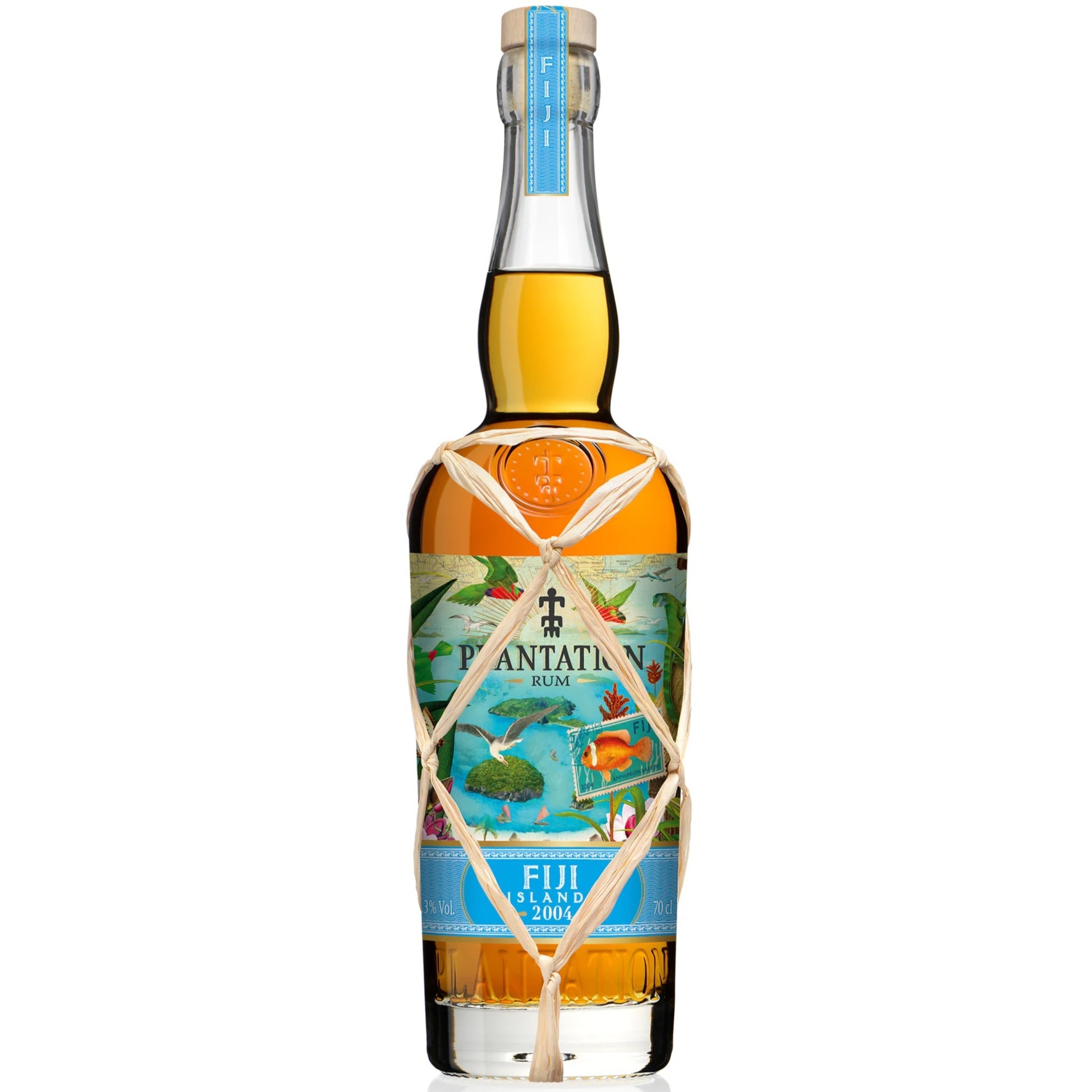 Rum Plantation Fiji 2004 AC - dettaglio etichetta con annata di distillazione