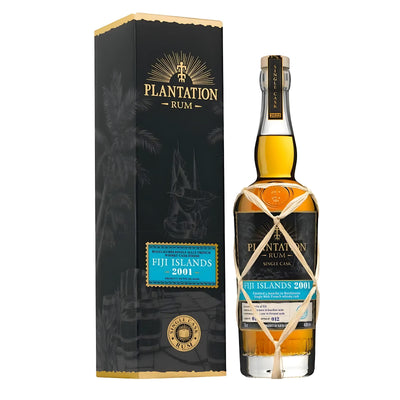 Rum Plantation Fiji 2001 Rozelieures - dettaglio etichetta con cask reference