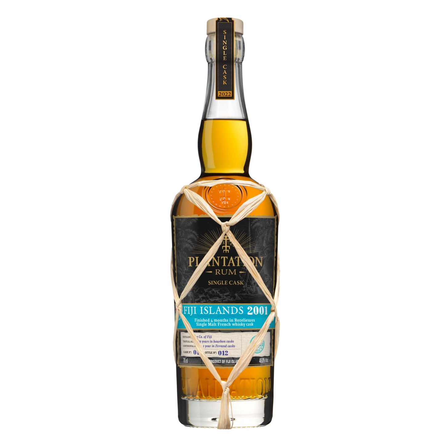 Rum Plantation Fiji 2001 Rozelieures Single Malt Cask 70cl - bottiglia Limited Release
