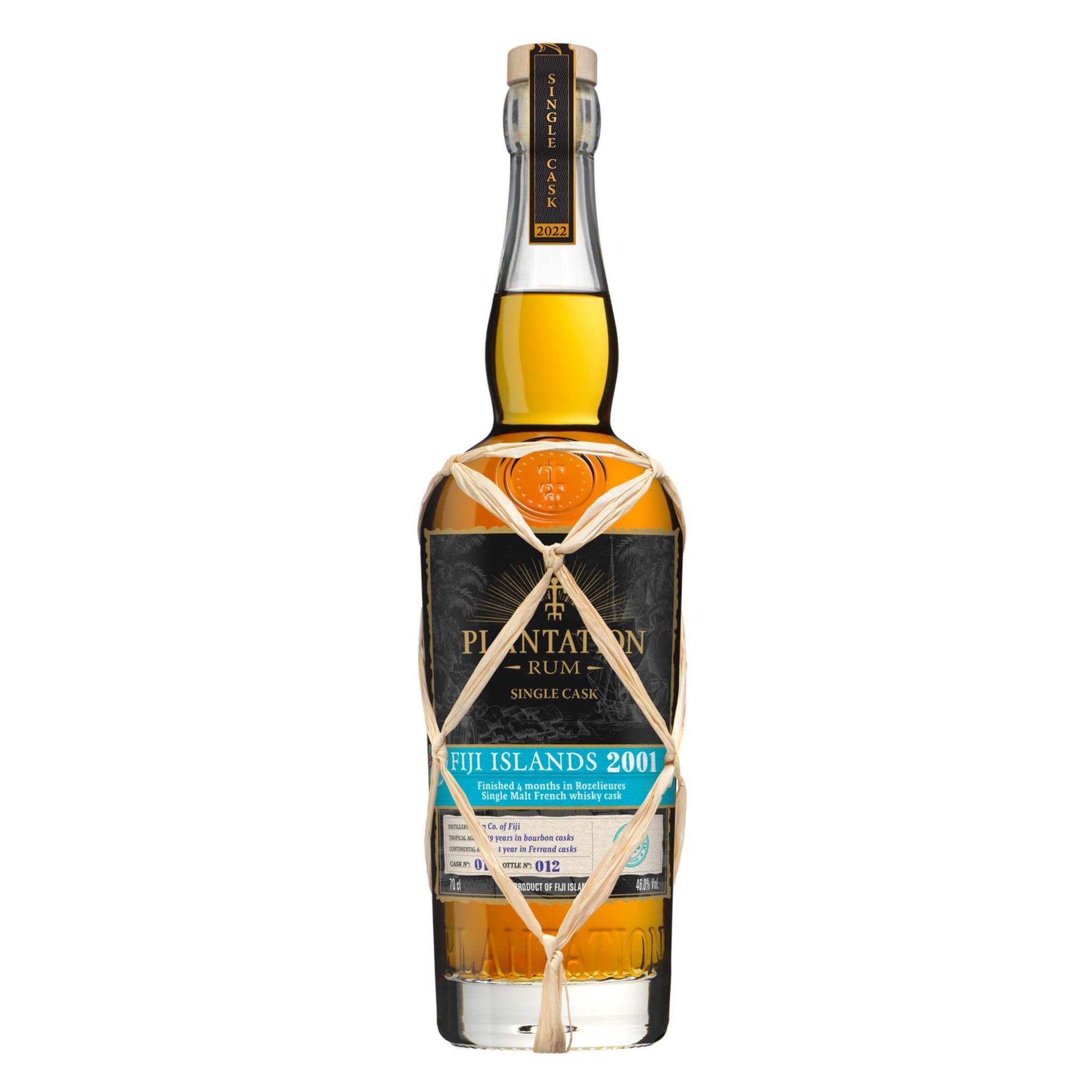 Rum Plantation Fiji 2001 Rozelieures Single Malt Cask 70cl - bottiglia Limited Release