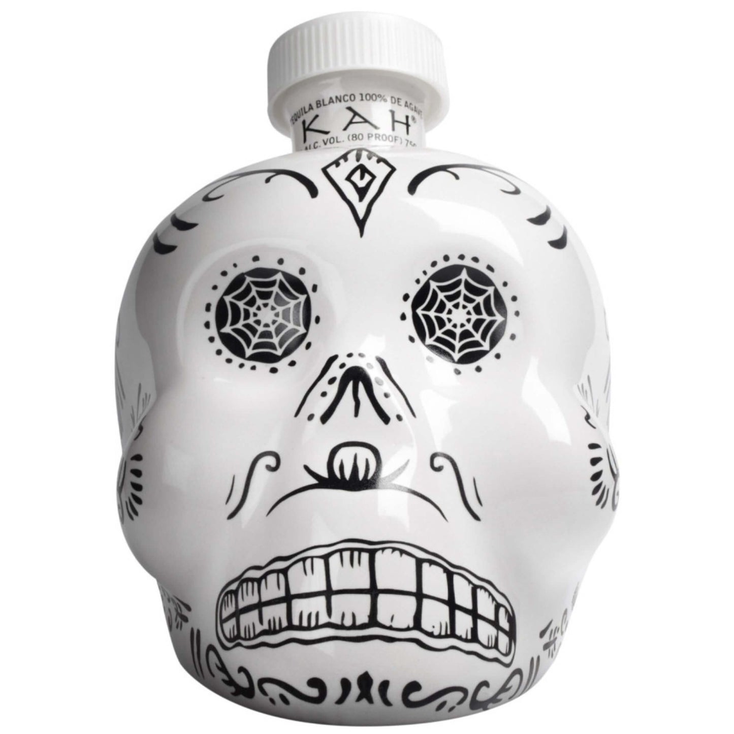 Kah Blanco Tequila Agave Blu Bottiglia Teschio 70 cl