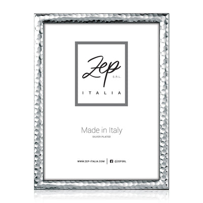 CORNICE IN SILVER PLATED ERICE 10x15 - MADE IN ITALY - B15846
