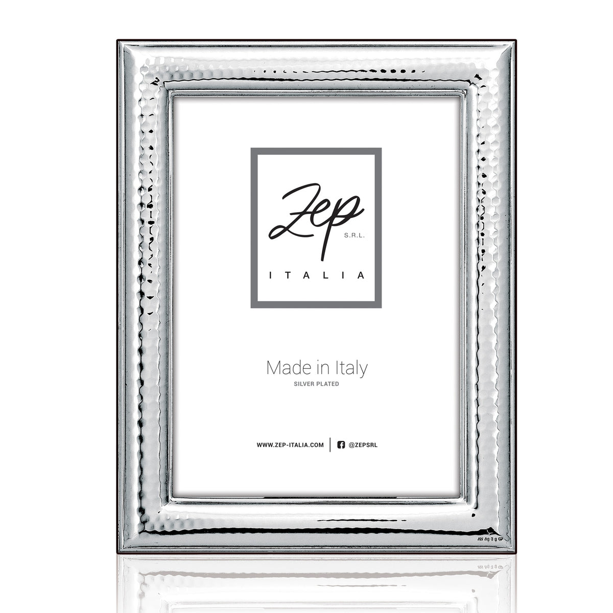 CORNICE IN SILVER PLATED RECANATI 10x15 - MADE IN ITALY - B10146