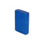 Accendino a benzina Ronson Blue Ice con finitura ghiaccio blu e forma ergonomica in metallo