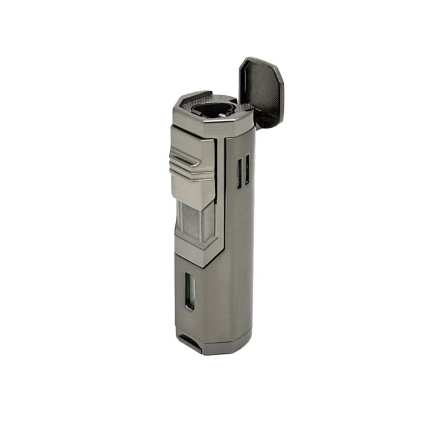 ACCENDINO TRIPLO JET RONSON CHINOOK GUN METAL
