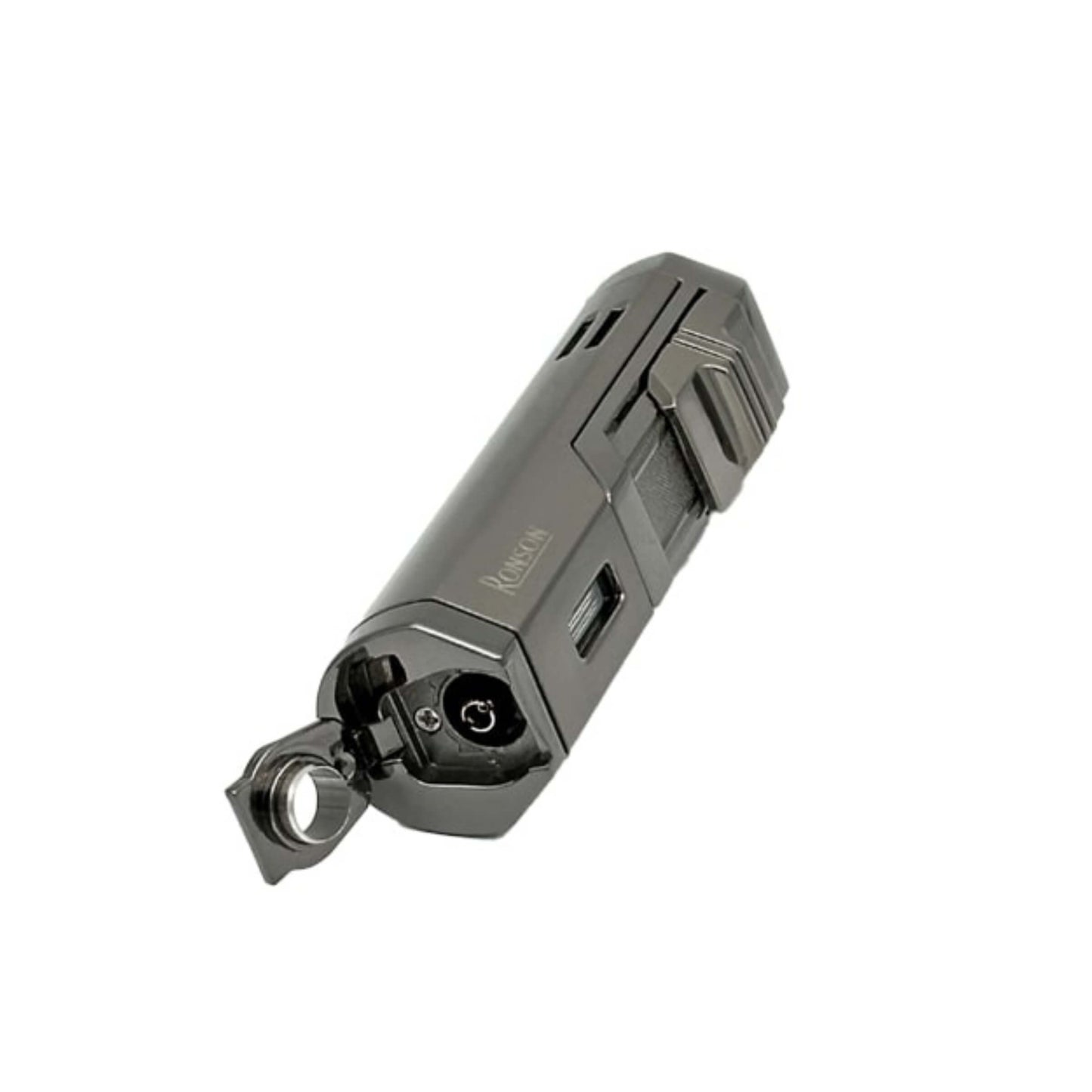ACCENDINO TRIPLO JET RONSON CHINOOK GUN METAL