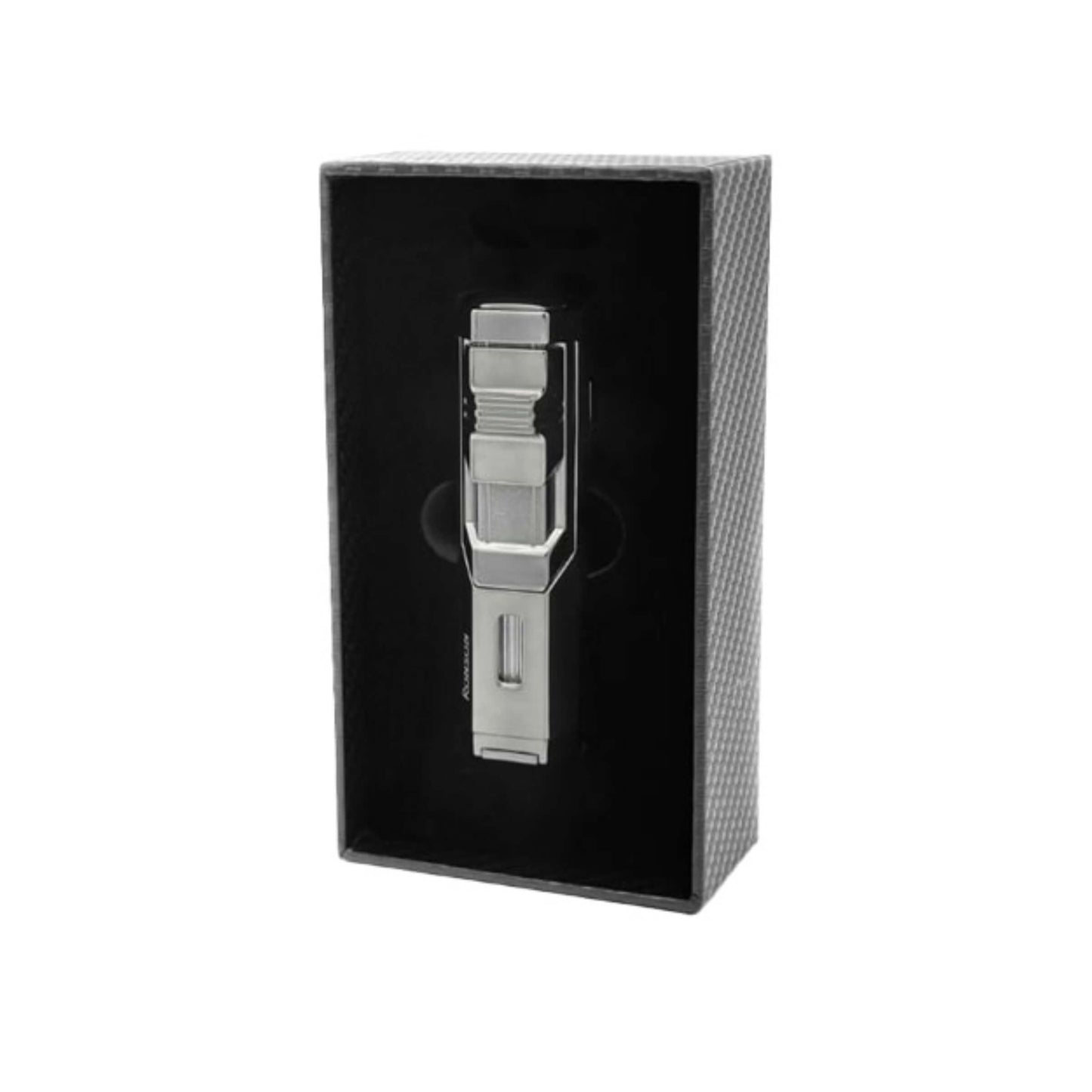 ACCENDINO TRIPLO JET RONSON CHINOOK GUN METAL