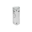 Accendino da tavolo Ronson Volcano Chrome Satin con 4 ugelli jet flame e corpo in metallo cromato satinato