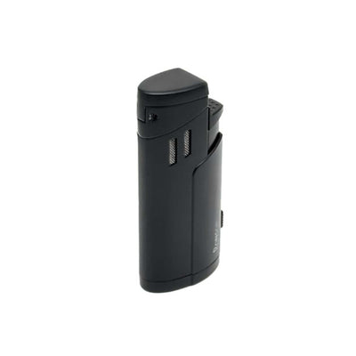 Dettaglio del pugno retrattile integrato dell'accendino triplo jet Ronson Cyclon Black