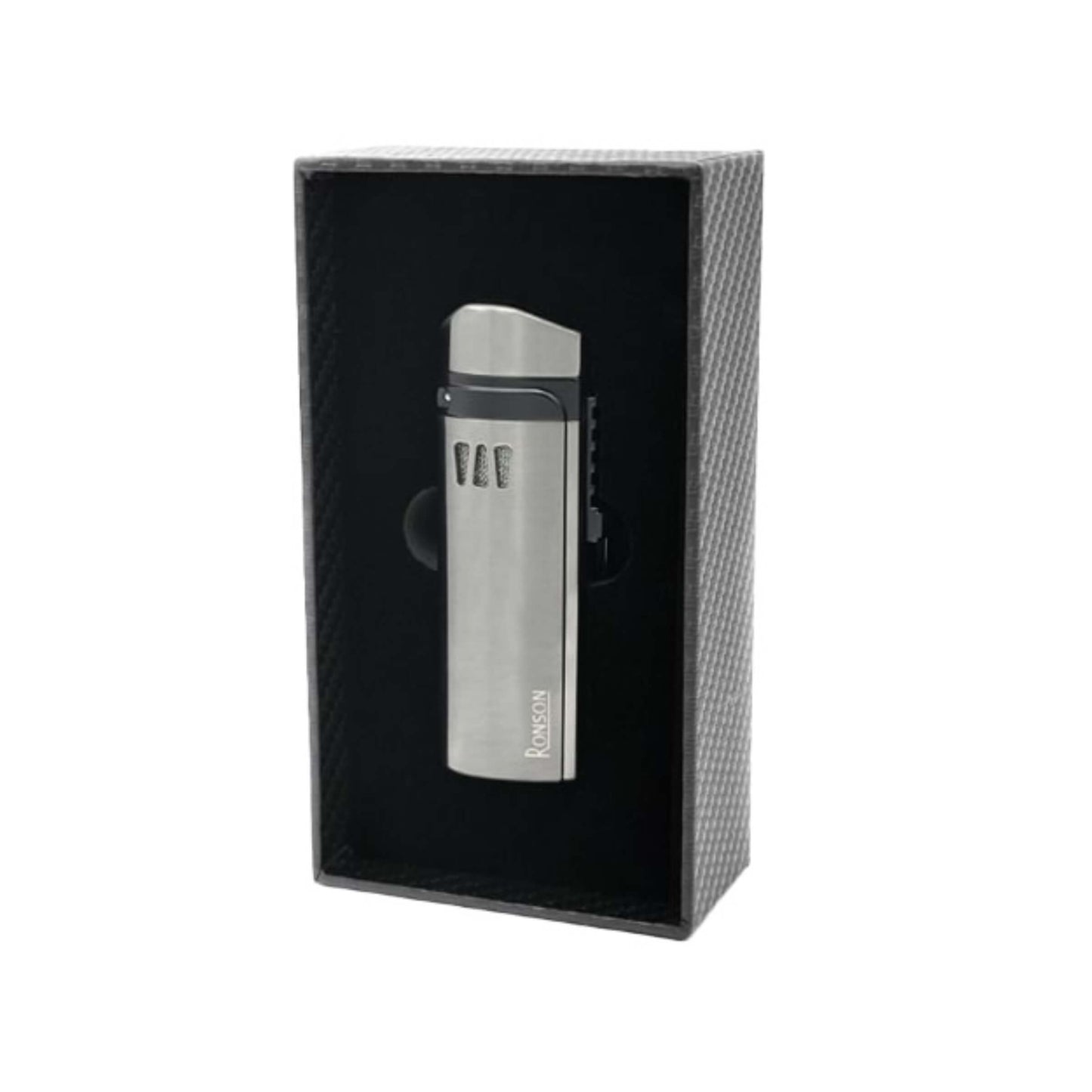 ACCENDINO TRIPLO JET RONSON MISTRAL GUN METAL