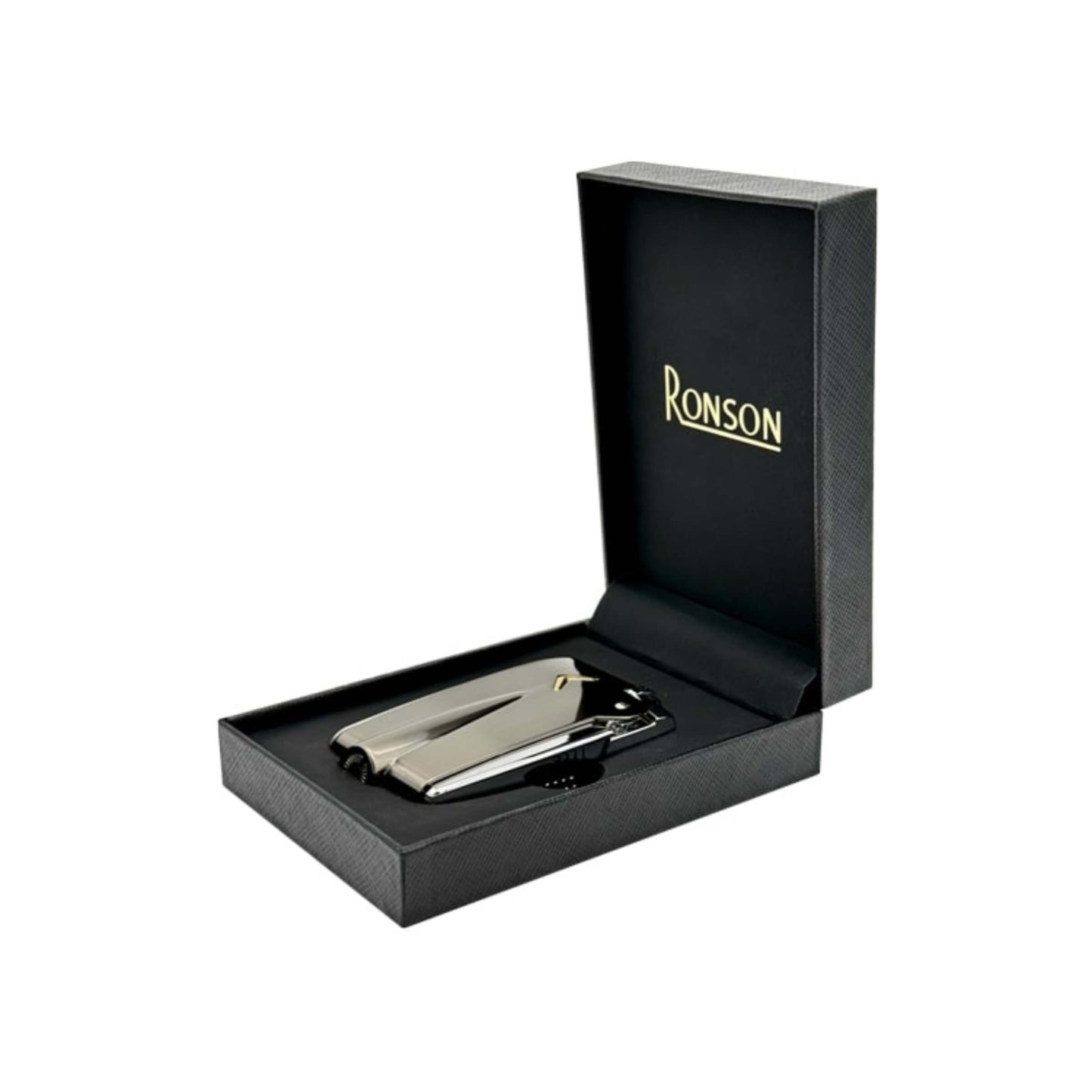 ACCENDINO RONSON PREMIER VARAFLAME GUN METAL